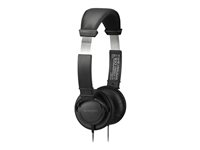 Kensington Hi-Fi Headphones with Mic - Hovedtelefoner med mik. - på øret - kablet - 3,5 mm jackstik K33597WW