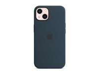 Apple - Bagsidecover til mobiltelefon - MagSafe-kompatibilitet - silicone - afgrundsblå - for iPhone 13 MC2Y4ZM/A