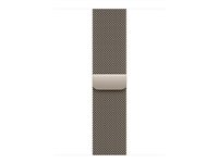 Apple - Løkke for smart watch - 42mm - 130 - 180 mm - naturfarvet - for Watch Hermès Series 7, Hermès Series 9, SE 3, Series 10, Series 11, Series 8, Series 9 MGHY4ZM/A
