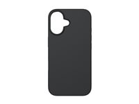 ZAGG Manhattan Snap - Bagsidecover til mobiltelefon - MagSafe-kompatibilitet - silicone - sort - for Apple iPhone 16 702315194