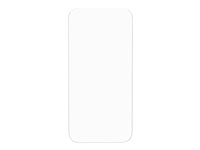 OtterBox Premium - Skærmbeskytter for mobiltelefon - antimikrobiel - glas - klar - for Apple iPhone 15 Plus 77-93954