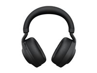 Jabra Evolve2 85 MS Stereo - Headset - fuld størrelse - Bluetooth - trådløs, kablet - aktiv støjfjerning - 3,5 mm jackstik - støjisolerende - sort - Certified for Microsoft Teams 28599-999-899