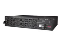 APC Switched Rack PDU AP7911B - Strømfordelingsenhed (rackversion) - AC 208 V - Ethernet 10/100 - input: NEMA L6-30 - output-stikforbindelser: 16 (power IEC 60320 C13) - 2U - 3.65 m ledning - sort - for P/N: SMTL1000RMI2UC, SMX1000C, SMX1500RM2UC, SMX1500RM2UCNC, SMX750C, SMX750CNC AP7911B