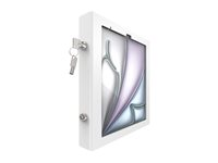 Compulocks iPad Air M2 & M3 13", Apex Enclosure Mast Stand - White - Monteringssæt (indelukke, stativ) - for tablet - låsbar - metalramme - hvid - skærmstørrelse: 13" - på disk, vægmonterbar - for Apple 13-inch iPad Air (M2, M3) 333W13APXW