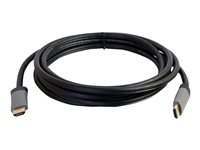 C2G Select Series 20ft High Speed HDMI Cable with Ethernet - 4K HDMI Cable - In-Wall CL2 Rated - M/M - HDMI-kabel med Ethernet - HDMI han til HDMI han - 6.1 m - afskærmet - sort - 4K support 50632