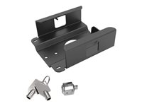 Compulocks Apple TV Security Mount (4K 3rd Gen) (2022) - Monteringssæt (sikkerhedsbeslag, låsende hovedsamling) - Ventileret - for mediabox - låsbar - højglansaluminium - sort - for Apple TV 4K (3rd generation) ATVEN43