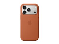 Apple - Bagsidecover til mobiltelefon - MagSafe-kompatibilitet - silicone - terracotta - for iPhone 17 Pro MGFJ4ZM/A