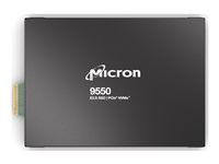 Micron 9550 PRO - SSD - Enterprise, Read Intensive - krypteret - 3.84 TB - intern - E3.S - PCI Express 5.0 x4 (NVMe) - 256-bit AES - TCG Opal Encryption 2.0, Self-Encrypting Drive (SED) - TAA-kompatibel MTFDLBQ3T8THA-1BK1DABYYR