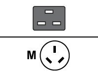 Cisco - Strømkabel - IEC 60320 C19 til SAA AS 3112 (han) - AC 250 V - 4.3 m - Australien, New Zealand - for Catalyst 4503, 4504, 4506, 4507R, 4510R CAB-A3112-C19-AUS=
