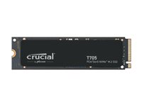 Crucial T705 - SSD - krypteret - 2 TB - intern - M.2 2280 - PCI Express 5.0 (NVMe) - TCG Opal Encryption 2.01 CT2000T705SSD3-T