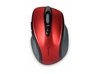 Kensington Pro Fit Mid-Size - Mus - højrehåndet - optisk - trådløs - 2.4 GHz - trådløs modtager (USB) - Ruby Red K72422WW