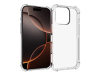 Insmat - Bagsidecover til mobiltelefon - termoplastisk polyuretan (TPU) - klar - for Apple iPhone 16 Pro 650-1285