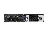 APC Smart-UPS SRT - UPS (stativ-monterbar / ekstern) - AC 220/230/240 V - 900 Watt - 1000 VA - uden batteri - RS-232, Ethernet 10/100 - output-stikforbindelser: 8 - 2U - sort SRT1000UXI-NCLI