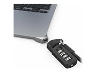 Compulocks Ledge Lock Adapter for MacBook Air 15" M2-M4 with Combination Cable Lock Silver - Sikkerhedspakke for system - kombinationslås MBALDG05CL