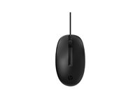 HP 128 - Mus - laser - kablet - sort (pakke med 120) - for HP 245 G9, 25X G9; Elite Mobile Thin Client mt645 G7; Fortis 11 G9; Laptop 15; Pro 260 G9 265D9A6