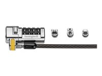 Kensington ClickSafe Universal Combination Laptop Lock - Sikkerhedskabelslås - 1.8 m K68105EU