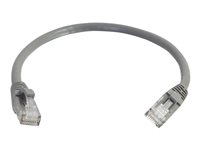 C2G Cat5e Booted Unshielded (UTP) Network Patch Cable - Patchkabel - RJ-45 (han) til RJ-45 (han) - 2 m - UTP - CAT 5e - formet, knastfri, strenget - grå 83143