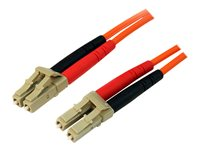 StarTech.com 1m Fiber Optic Cable - Multimode Duplex 50/125 - LSZH - LC/LC - OM2 - LC to LC Fiber Patch Cable (50FIBLCLC1) - Netværkskabel - LC multimodus (han) til LC multimodus (han) - 1 m - 1 m. - fiberoptik - duplex - 50 / 125 my - for P/N: GLCLHSMDSTTA, GLCSXMMDST, GLCSXMMDSTT, JD118BST, MASFP1GBSXST, SFP100BFXST 50FIBLCLC1