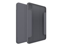 OtterBox Symmetry Series - Flipomslag til tablet - polykarbonat, syntetisk gummi - torden (klar/mørk grå) - for Apple 11-inch iPad Pro (M4) 77-95257