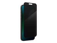 ZAGG InvisibleShield Glass Elite Privacy 360 - Skærmbeskytter for mobiltelefon - glas - med fortrolighedsfilter - 4-vejs - for Apple iPhone 15 Plus, 16 Plus 200114875