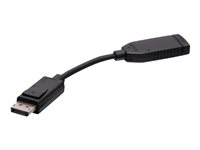 C2G DisplayPort to HDMI Dongle Adapter Converter - Adapterkabel - DisplayPort han loddet til HDMI hun loddet - sort - 4K support, formet C2G30036