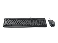 Logitech Desktop MK120 - Sæt med mus og tastatur - USB - Nordisk 920-002823