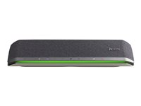 Poly Sync 60-M - Smart højttalertelefon - Bluetooth - kablet, trådløs - NFC - USB-A, USB-C - sølv - Certified for Microsoft Teams, Zoom Certified 77P41AA