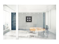 Compulocks Universal Tablet Magnetic Glass Mount - Monteringssæt (magnetisk ramme) - for tablet - magnetix - sort - monteringsgrænseflade: 100 x 100 mm - glasmonteret 201MGLVHBMM01