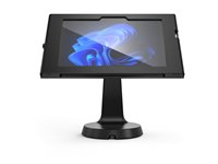 Compulocks Surface GO 1-4 Gen Apex Enclosure Mast Counter Stand - Monteringssæt (indelukke, stativ) - for tablet - låsbar - metalramme - sort - skærmstørrelse: 10"-10.5" - på disk, vægmonterbar - for Microsoft Surface Go, Go 2, Go 2 for Business, Go 3, Go 3 for Business, Go 4 for Business 333B510APXB