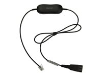 Jabra GN1221 Sound Limiter - Kabel til hovedsæt - RJ-9 han til Quick Disconnect - 80 cm 88007-99