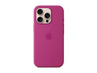 Apple - Bagsidecover til mobiltelefon - MagSafe-kompatibilitet - silicone - Fuchsia - for iPhone 16 Pro MYYN3ZM/A