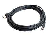 C2G 6.6ft USB A to USB B Cable - USB A to B Cable - USB 2.0 - Black - M/M - USB-kabel - USB (han) til USB Type B (han) - USB 2.0 - 2 m - sort 28102