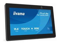 iiyama ProLite TW1625LASC-B3PNR - berøringspanel PC RK3576 2.2 GHz - 4 GB - SSD 32 GB - LED 15.6" TW1625LASC-B3PNR