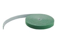 StarTech.com 25ft Hook and Loop Roll, Cut-to-Size Reusable Cable Ties, Bulk Industrial Wire Fastener Tape / Adjustable Fabric Wraps Green / Resuable Self Gripping Cable Management Straps - Adjustable Loop Ties (HKLP25GN) - Krog og løkke-fastgørelse - 7.62 m - grøn - for P/N: CABSHF2POST2, HKLP25, HKLP25BL, HKLP25RD, HKLP25YW HKLP25GN