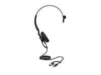 Jabra Engage 40 Mono - Headset - på øret - kablet - USB-C, USB-A - støjisolerende - Optimeret til UC 4093-419-269