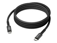 dbramante1928 re-charge it - USB-kabel - 24 pin USB-C (han) til 24 pin USB-C (han) - 2 m - flettet kabel, op til 100W opladningsstyrke - sort CB20CCBL7235