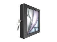 Compulocks iPad Air M2 & M3 11", Apex Enclosure AV Conference Capsule - Black - Monteringssæt (indelukke, kapsel) - for tablet - låsbar - metalramme, højkvalitetsstål - sort - skærmstørrelse: 11" - på disk, vægmonterbar - for Apple 11-inch iPad Air (M2, M3) 341B11APXB