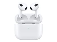 Apple AirPods with Lightning Charging Case - 3. generation - ægte trådløse øretelefoner med mik. - ørespids - Bluetooth - hvid MPNY3DN/A
