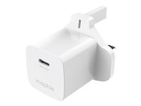 mophie essentials - Strømforsyningsadapter - 30 Watt - PD (24 pin USB-C) - hvid 409915584
