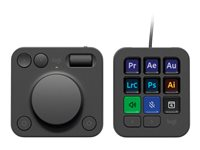Logitech Master Series MX Creative Console - Tastatur og drejeskive sæt - bagbelyst - USB-C - grafit 920-012931