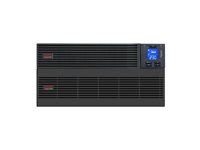 APC Easy UPS SRV SRV10KRILRK - UPS (rackversion) - AC 220-240 V - 10000 Watt - 10000 VA - 1-faset - USB, RS-232 - output-stikforbindelser: 1 - 2U - med Rail Kit, External Battery Pack SRV10KRILRK