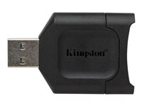 Kingston MobileLite Plus - Kortlæser (SD, SDHC, SDHC UHS-I, SDHC UHS-II, SDXC, SDXC UHS-I, SDHC UHS-II) - USB 3.2 Gen 1 MLP