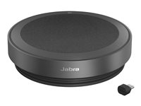Jabra Speak2 75 UC - Konferencetelefon håndfri - Bluetooth - trådløs - USB-A, USB-C - mørkegrå - Certified for Zoom Rooms, Zoom Certified, Alcatel-Lucent Certified, Avaya Certified, Cisco Webex Certified, Unify Certified, MFi Certified, Google Meet Certified, Amazon Chime Certified, Google Fast Pair Certified 2775-429