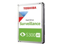 Toshiba S300 AI - Harddisk - Overvågning - 8 TB - intern - 3.5" - SATA 6Gb/s - 7200 rpm - buffer: 512 MB MG10ADA800E-V