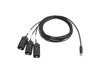 APC Easy Rack - PDU-stativ temperatur- og fugtighedssensor - sort EPDU-TH3