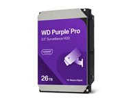 WD Purple Pro WD260PURP - Harddisk - 26 TB - overvågning, smart video - intern - 3.5" - SATA 6Gb/s - 7200 rpm - buffer: 512 MB WD260PURP
