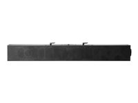 HP S101 - Lydbar - til skærm - 2.5 Watt - sort (gitterfarve - sort) - for HP 280, 34, Z1 G9; Elite 600 G9, 800 G9; EliteDesk 80X G8; Pro 400 G9; ProDesk 405 G8 5UU40AA