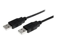 StarTech.com 1m USB 2.0 A to A Cable - M/M - 1m USB 2.0 aa Cable - USB a male to a male Cable (USB2AA1M) - USB-kabel - USB (han) til USB (han) - USB 2.0 - 1 m - sort - for P/N: ST4200MINI2, SV231HDMIUA USB2AA1M