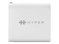 HyperJuice - Strømforsyningsadapter - AC 100-240 V - 65 Watt - output-stikforbindelser: 1 - Europa - hvid HJ653E