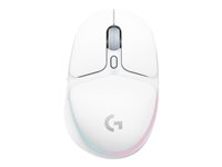 Logitech G G705 - Mus - små hænder - 6 knapper - trådløs - Bluetooth - USB Logitech LIGHTSPEED-modtager 910-006368
